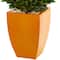 5ft. Bay Leaf Topiary Tree in Orange Planter